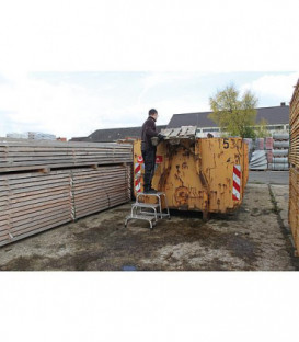 Marche-pied (metal leger) H de travail 2,60 plateforme 0,60 3 marches