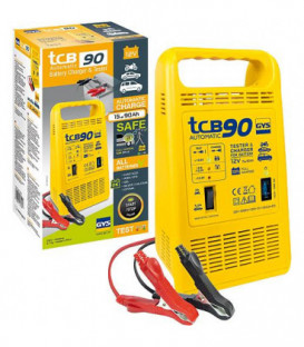 Chargeur de batterie automatique pour batterie 12 V 15-90 Ah, Type TCB 90 automatique