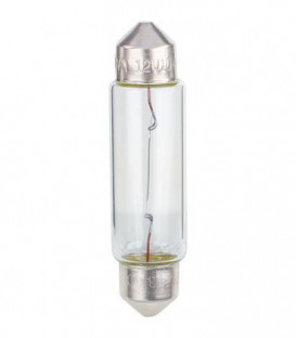 Ampoule Soffitten 12V, 5W pour eclairage interieur et plaque arriere, emballage  :  10 pieces