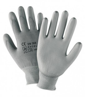 Gants pour montage, nylon gris, taille M