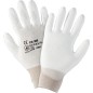 Gants de travail pour montage, nylon blanc, taille M