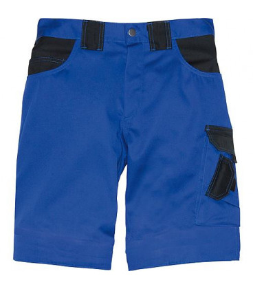 Pantalon court taille elastique H805S/003 bleu taille 48