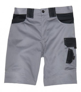 Pantalon court taille elastique H805S/003 - gris taille 50