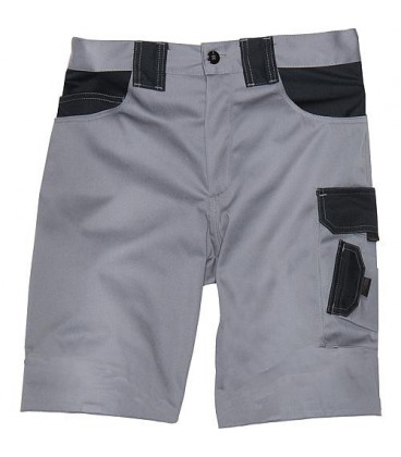 Pantalon court taille elastique H805S/003 - gri taille 48