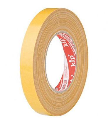 Bande adhesive double marron moyen 19 mm x 25m