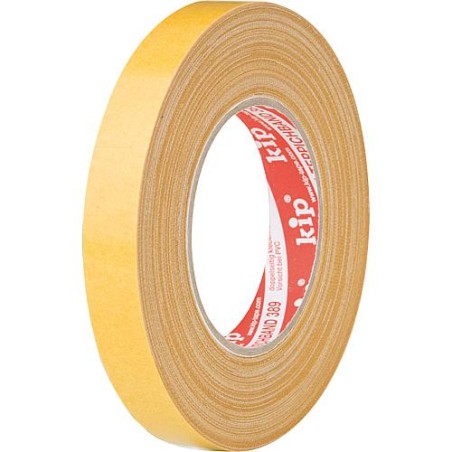 Bande adhesive double marron moyen 19 mm x 25m