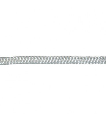 GEWA-Corde en fibre, polyamide tressé diam. 8 mm, L 25m , blanc