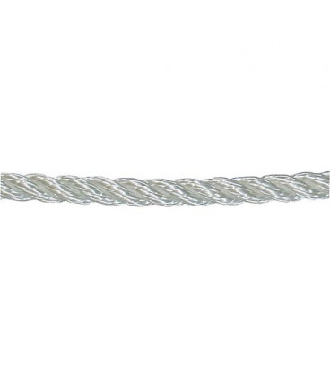 GEWA-Corde en fibre, polyamide tourné diam. 6mm, L 50 m, blanc