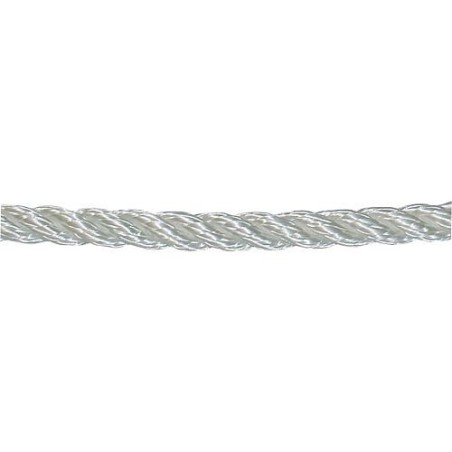 GEWA-Corde en fibre, polyamide tourné diam. 8 mm, L 10 m, blanc