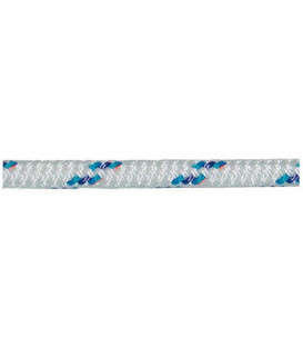 GEWA-Corde en fibre, cordage tressé diam. 6 mm, L 10 m, bleu-blanc