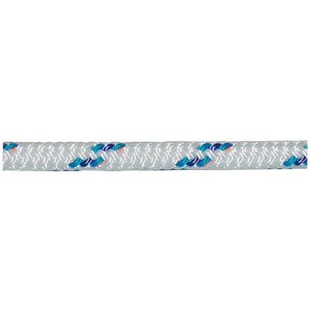 GEWA-Corde en fibre, cordage tressé diam. 6 mm, L 10 m, bleu-blanc