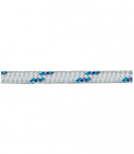 GEWA-Corde en fibre, cordage tressé diam. 12mm, L 50 m, bleu-blanc