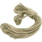 Corde d'assemblage en fibres d :  env. 9 mm,avec boucle, couleur chanvre Longueur 2.50 m, Emballage  :  10 pcs