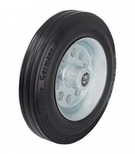 Roue de guidage caoutchouc av jante VE 200/20R, charge limite 205 kg Roue-diam. 200mm, trou axial diam. 20mm