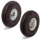 Pneu a sculpture rayure P 261/20-75R, charge 150 kg roue diam. 260mm, trou axial diam. 20mm