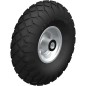 Pneu avec profil bloc P 263/20-75R, charge 150 kg roue diam. 260mm, trou axial diam. 20mm