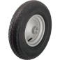 Pneu avec profil bloc P 403/25-90R, charge 250 kg, roue diam. 400mm, trou axial diam. 25mm