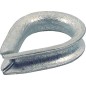 Cosse de cable EN 13411-1 ( Din 6899 type BF), galvanise a chaud pour cable metallique 8 mm