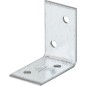 Piece d'angle aus Lochblechen 2,0mm 40 x 40 x 2,0 x 25 mm galvanise a chaud (tzn)