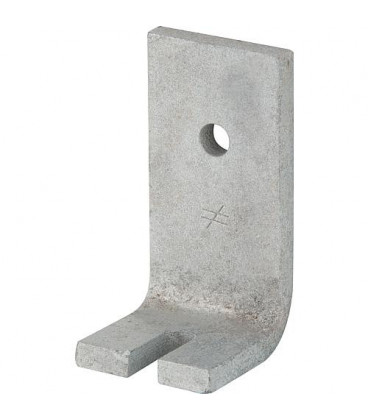 Pc d'angle beton S100x50x8x50d11 100 x 50 x 8 x 50 mm galvanise a chaud (tzn)