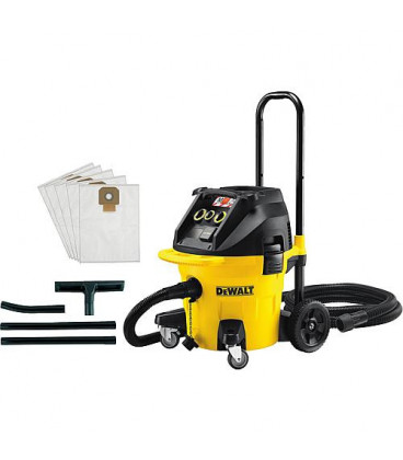 Aspirateur sec/humide DeWALT DWV902 avec 1400 Watt sac inclus classe M