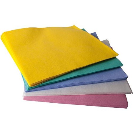 Chiffon multi-usage differents coloris emballage : 50 pcs