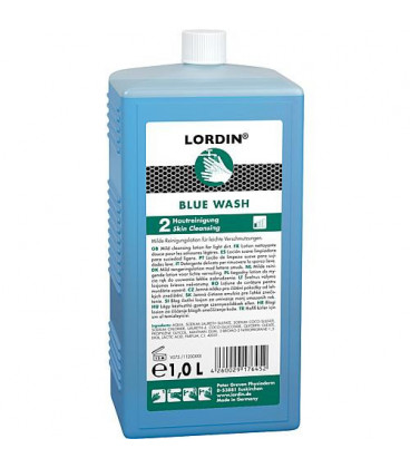 Lotion lavante Lordin Blue Wash Flacon dur 1 litre