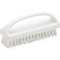 Brosse pour main en plastique avec boucle couleur : blanc