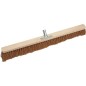 Balai 80cm bois 7 rangs composant coco avec support metallique