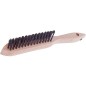 Brosse de soudure d'angle fil en inox lisse 0,35 mm 3 x 15 mm