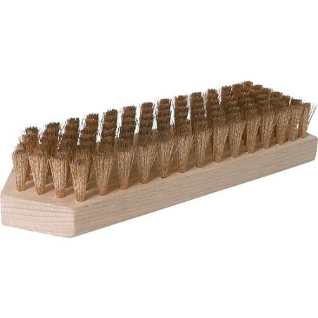 Brosse decapante en fil de bronze 20mm 7 rangs, pour traitement de de bois