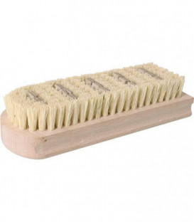 Brosse lisse de decapage 3/7 rangs filasse/cuir 20 mm