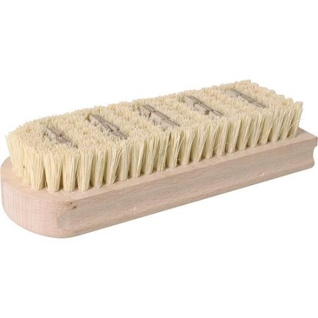 Brosse lisse de decapage 3/7 rangs filasse/cuir 20 mm