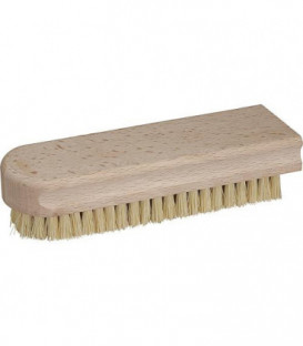 Brosse lisse de decapage 3/7 rangs filasse/cuir 20 mm