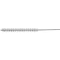 Brosse cylindrique en nylon, transparent, diam. de brosse 10 mm L bourrage 100 mm, 300 mm de long