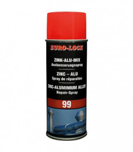 Spray de reparation mixte pour zinc/alu, spray de 400 ml, resistant à une temperature jusqu'à +500°C