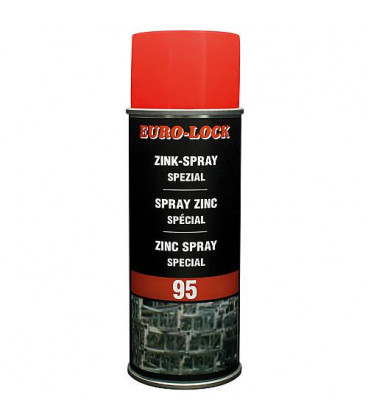 Spray spécial zinc 400 ml résistant à une T° jusqu'a +500°C env. 95% de zinc dans film sec