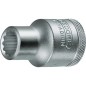 Douille GEDORE 1/2" 12-pans, court, SW 15,0 mm longueur 39,5 mm