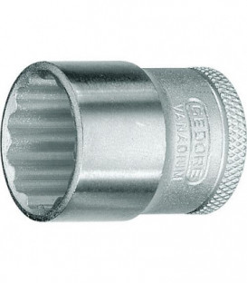 Douille GEDORE 3/8" 12-pans, court, SW 14,0 mm longueur 29 mm