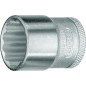 Douille GEDORE 3/8" 12-pans, court, SW 14,0 mm longueur 29 mm