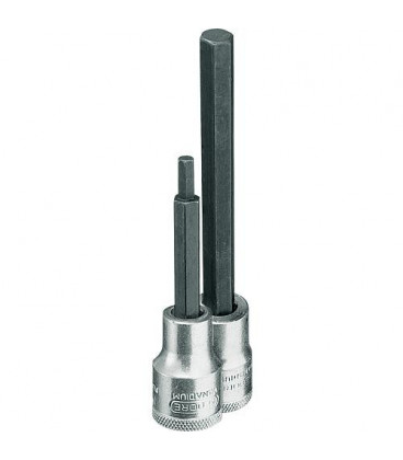 Embout tournevis 1/2 " 6 pans Gr. 10 mm, L 140 mm (G)