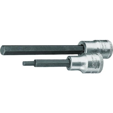 Embout de tournevis GEDORE 1/2" six pans creux, SW 9,0 mm longueur 140 mm