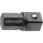 Tige d'outil GEDORE forme courte 1/4" x 1/4" x 17 mm