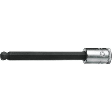 Embout de tournevis GEDORE 3/8" six pans creux avec tete spherique SW 5mm, longueur 132mm