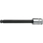 Embout de tournevis GEDORE 3/8" six pans creux avec tete spherique SW 5mm, longueur 132mm