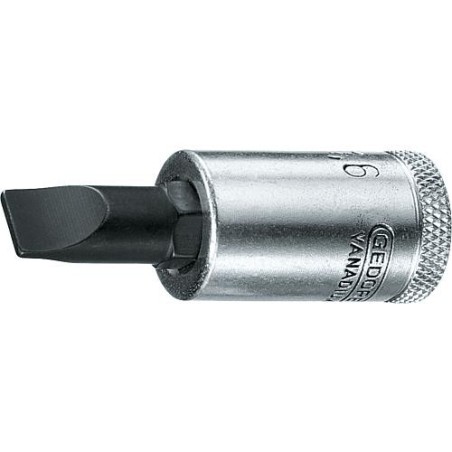 Embout de tournevis GEDORE 3/8" fente 5,5x1,0 mm longueur 55 mm