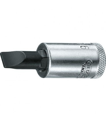 Embout de tournevis GEDORE 3/8" fente 10,0x1,6 mm longueur 55 mm