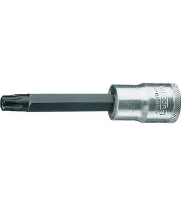 Embout de tournevis GEDORE 1/2" Torx-femelle, T70 longueur 100 mm