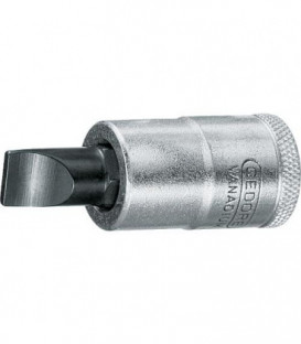 Embout de tournevis GEDORE 1/2" fente 14,0x2,5 mm longueur 60 mm