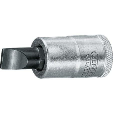 Embout de tournevis GEDORE 1/2" fente 8,0x1,2 mm longueur 60 mm